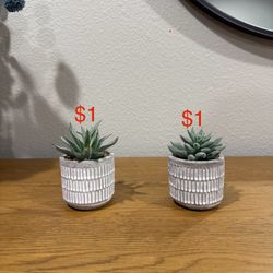 Artificial Mini Succulents ($1 Each)