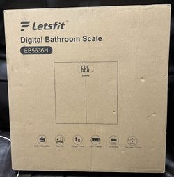 LETSFIT BATHROOM SCALE. 