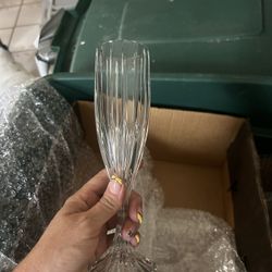 Fluted Champagne Glasses