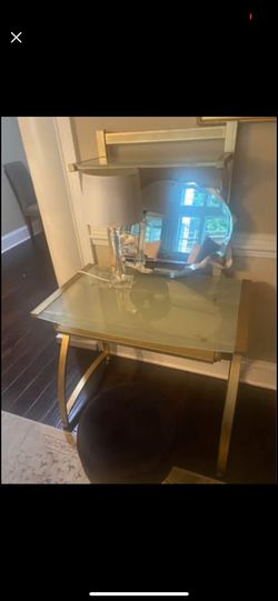 New Living Room, Chair Desk  Mirror  Cart Lamps