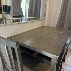 Kitchen Table And 3 Chairs and bench