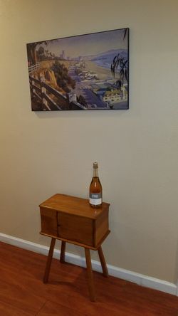 Vintage antique cigar box table