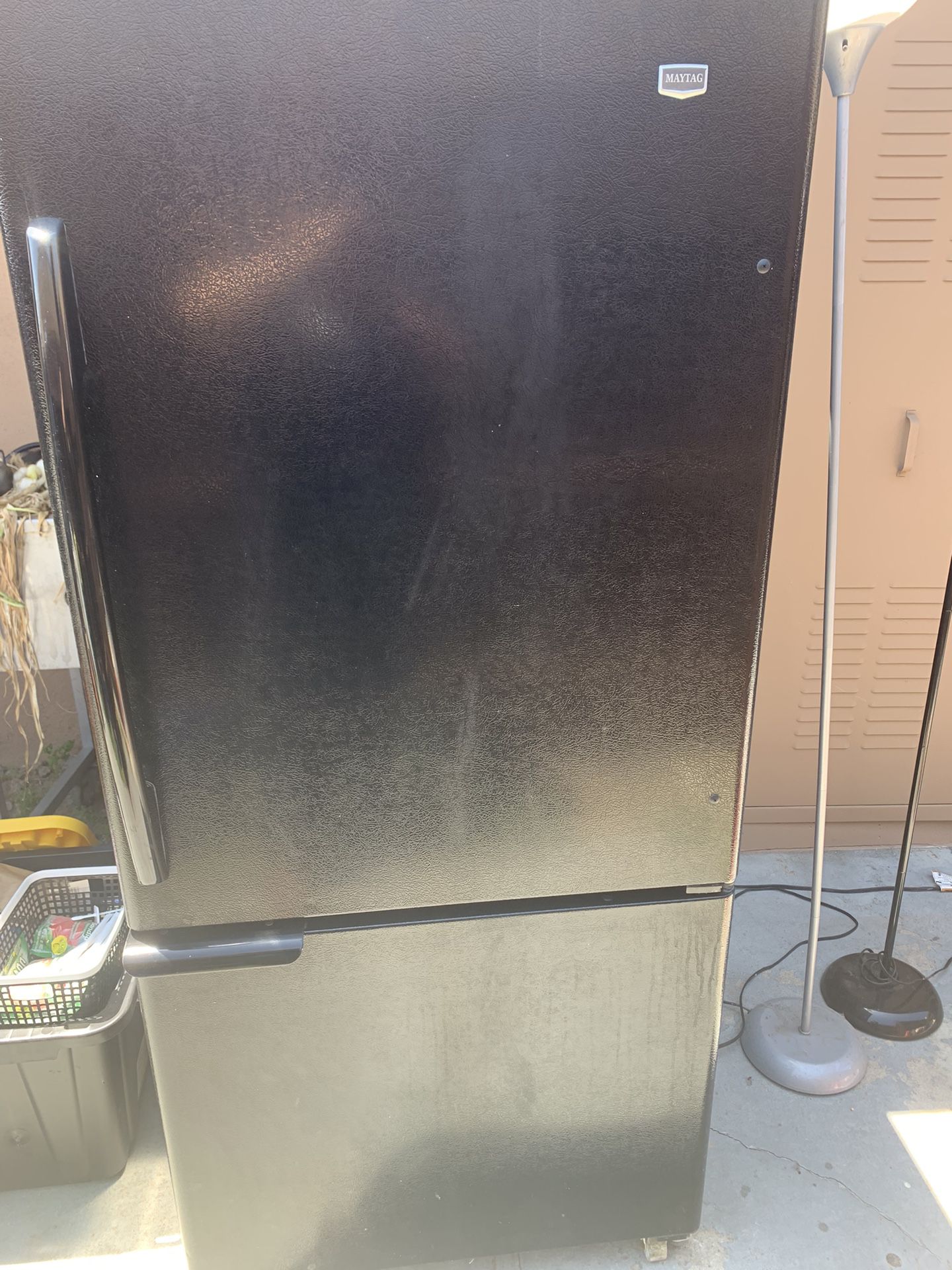 Maytag Refrigerator, Black 