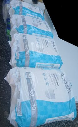 New Tranquility Essential Incontinence Underwear, Heavy, 3XL, 10 Ct each pack. 4 packs available.