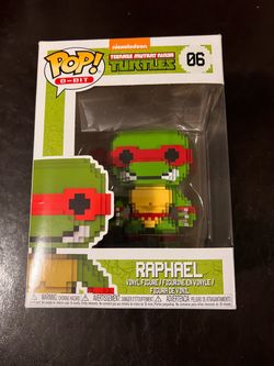 Funko Pop 8-Bit TMNT Raphael Vinyl Figure