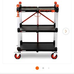 Steruanner 20 Inch 3 Shelf Heby Dury Folding Jobsite