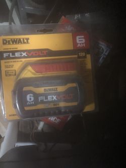 NEW Genuine DeWALT DCB606 FLEXVOLT 20V/60V MAX* 6.0Ah Lithium-Ion Battery