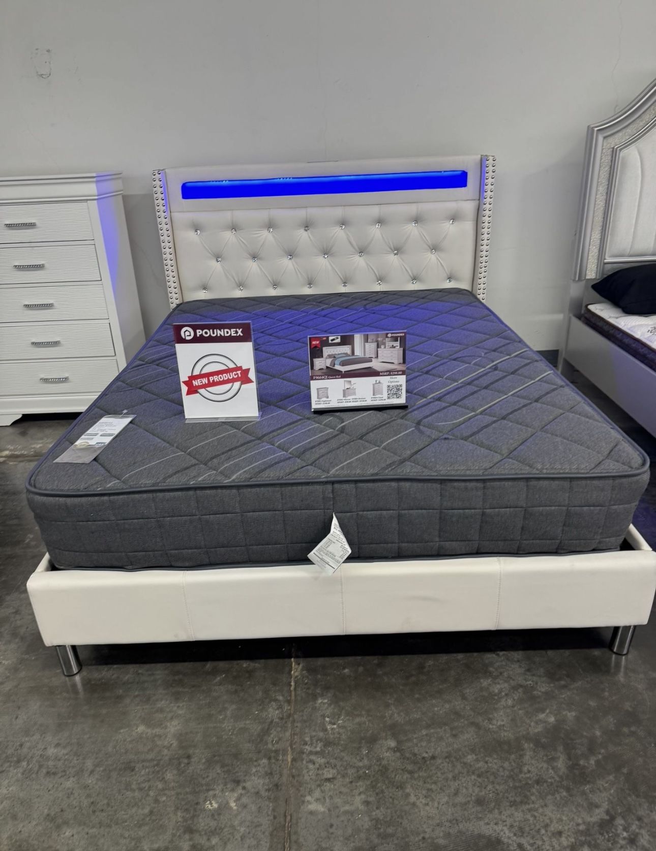 New Queen Bed With Mattress