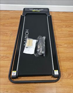 howhai electric treadmill  and walking pad black