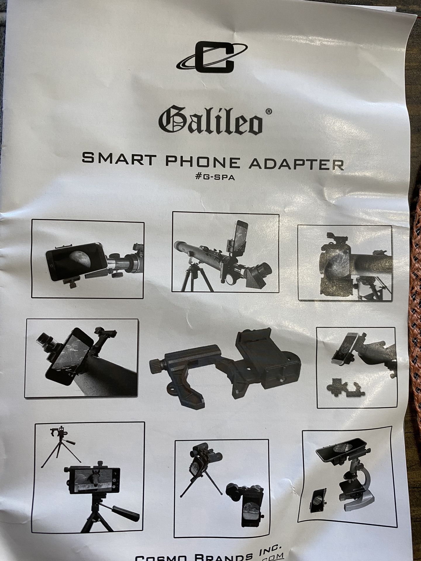 Telescope Galileo Smartphone Adapter