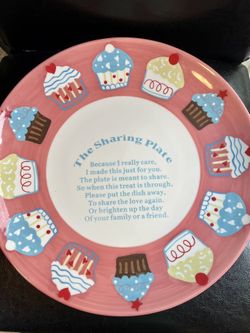 Sharing Plate Serving Plate Desert Plate BBQ picnic 