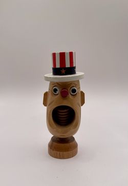 Wooden Uncle Sam Nut Cracker