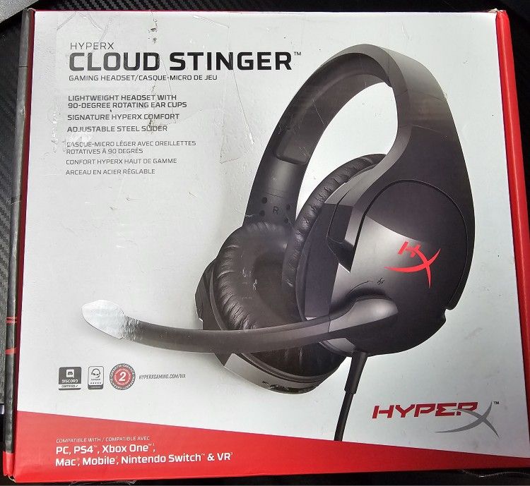 HyperX Cloud Stinger Wired Works 100% Comes In Box