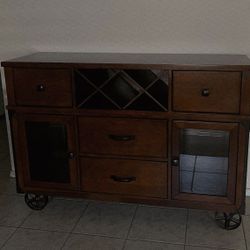 Wine Console Table 