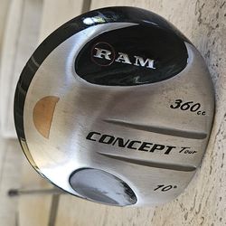 RAM Concept Tour 10 Degree Driver 360cc Regular Flex Lightweight Graphite Shaft