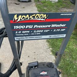 1500 Psi Power Washer