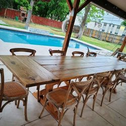 Farmhouse Dining Tables Benches And Chairs