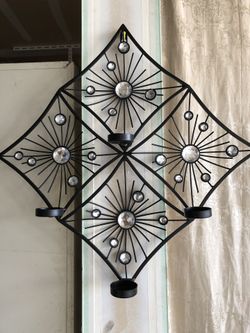 Wall candle holder