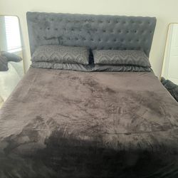 King Size Bed WITH Mattress For Sale 