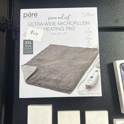 Pore Enrichment Ultra Wide Micro plush Heating Pad