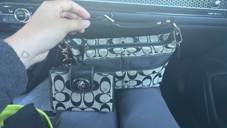 Coach purse with wallet