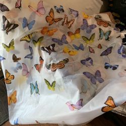 Butterfly Shower  Curtain