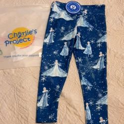 Sz 2t Frozen Charlies Project Leggings Or Dress With Bloomers