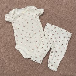 Newborn onsie and pants