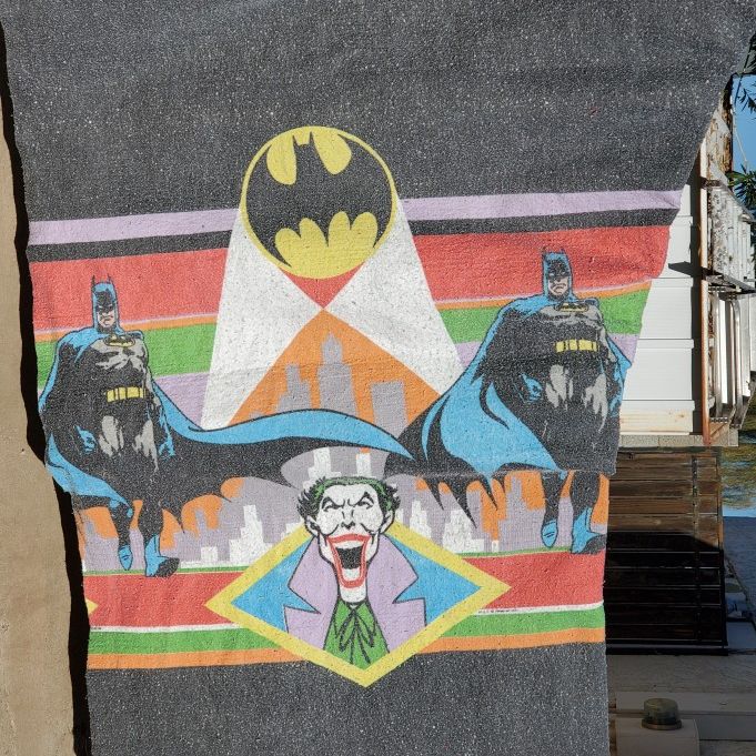 Vintage BATMAN Blanket