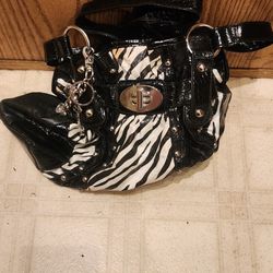 Zebra Shoulder Bag 
