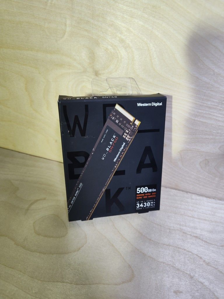 WD BLACK SN750 500GB GAMING NVME SSD WESTERN DIGITAL