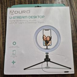 RING LIGHT W/STAND (10")