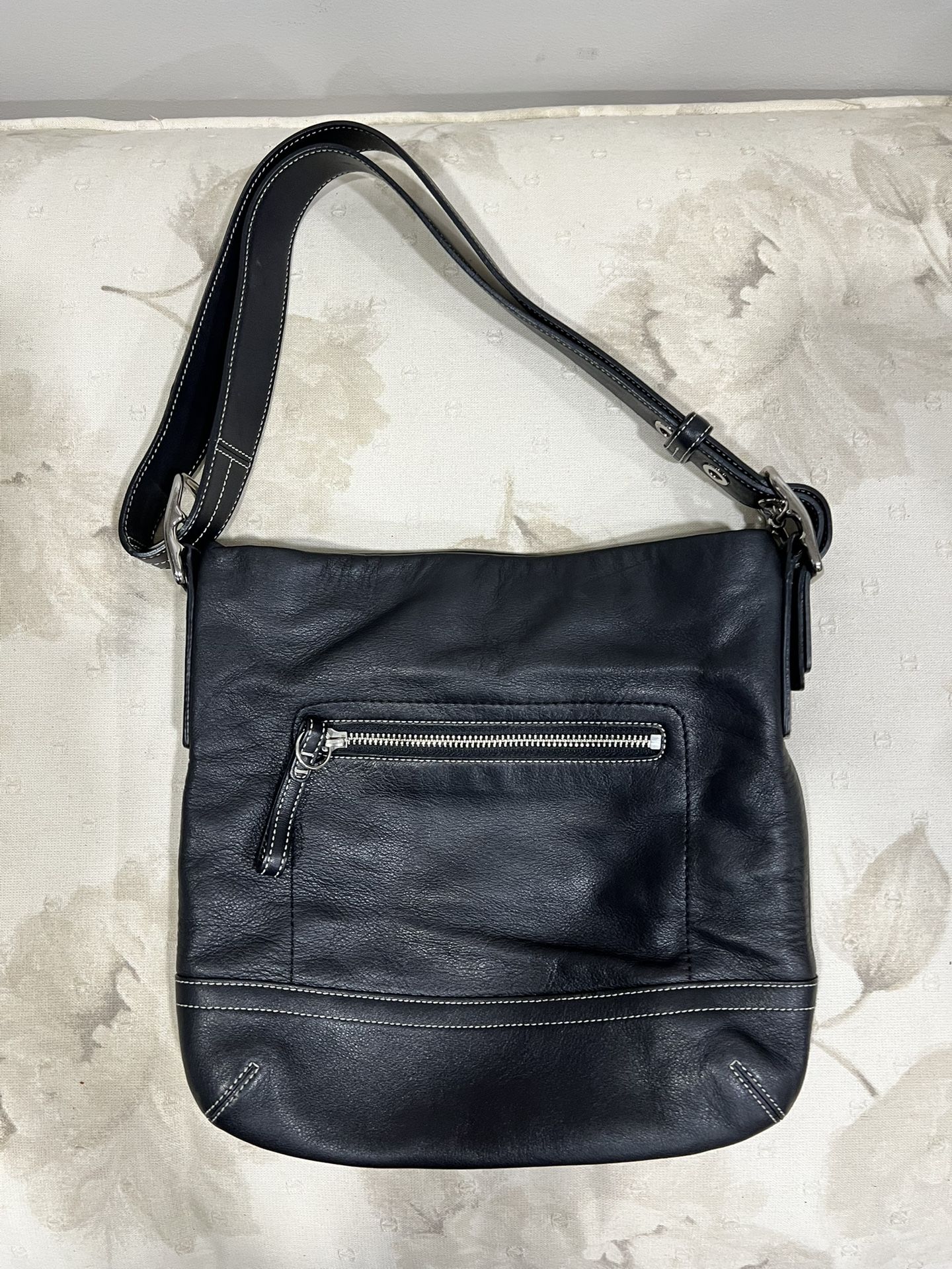Vintage Coach Legacy 1415 Black Leather