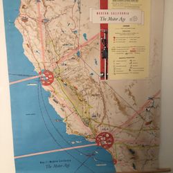 California School map (1953)