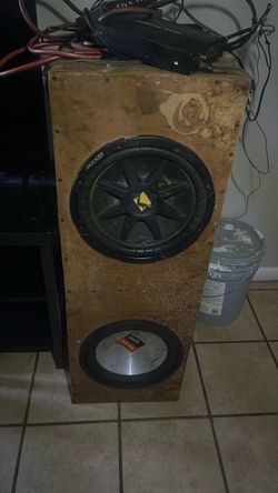 Kicker Comp series 12-inch car subwoofer,