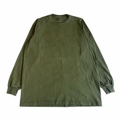 Rick Owens FW18 "Sisyphus" Heavy Cotton Long Sleeve T-Shirt Size: L