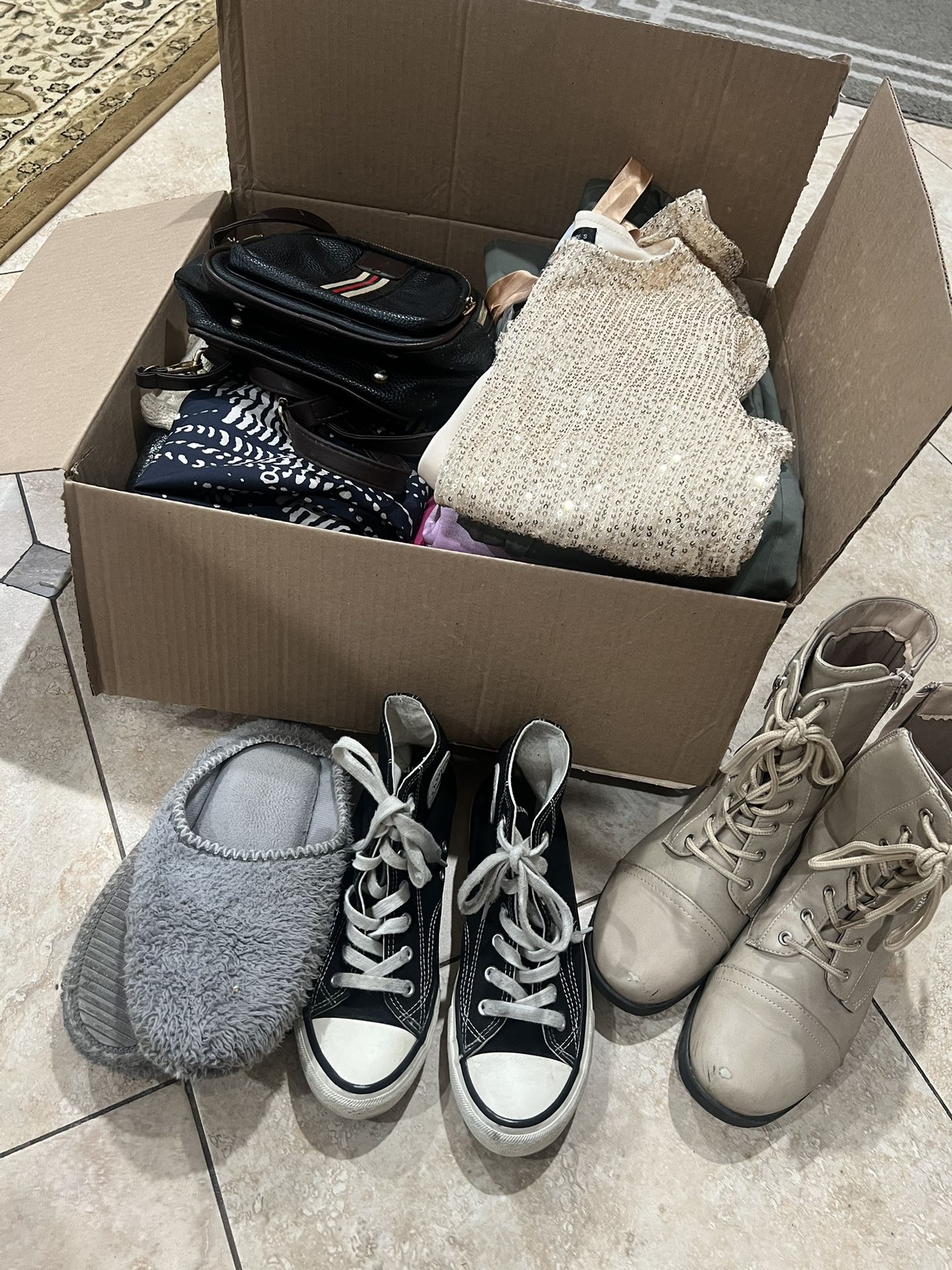 Box Of Women Clothes Size Small