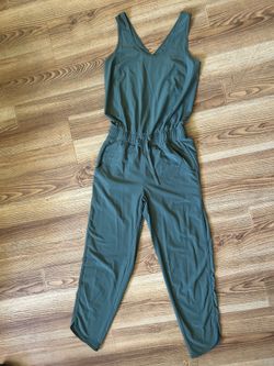 Patagonia olive green jumpsuit XS