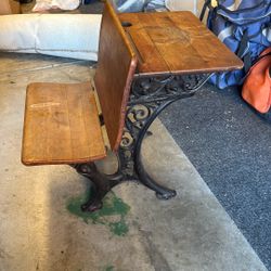 Antique School House Desk 