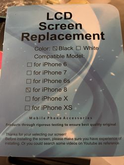 LCD Screen Replacement For iPhone 8