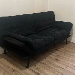 Suede Futon