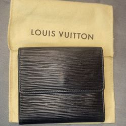 Louis Vuitton leather wallet
