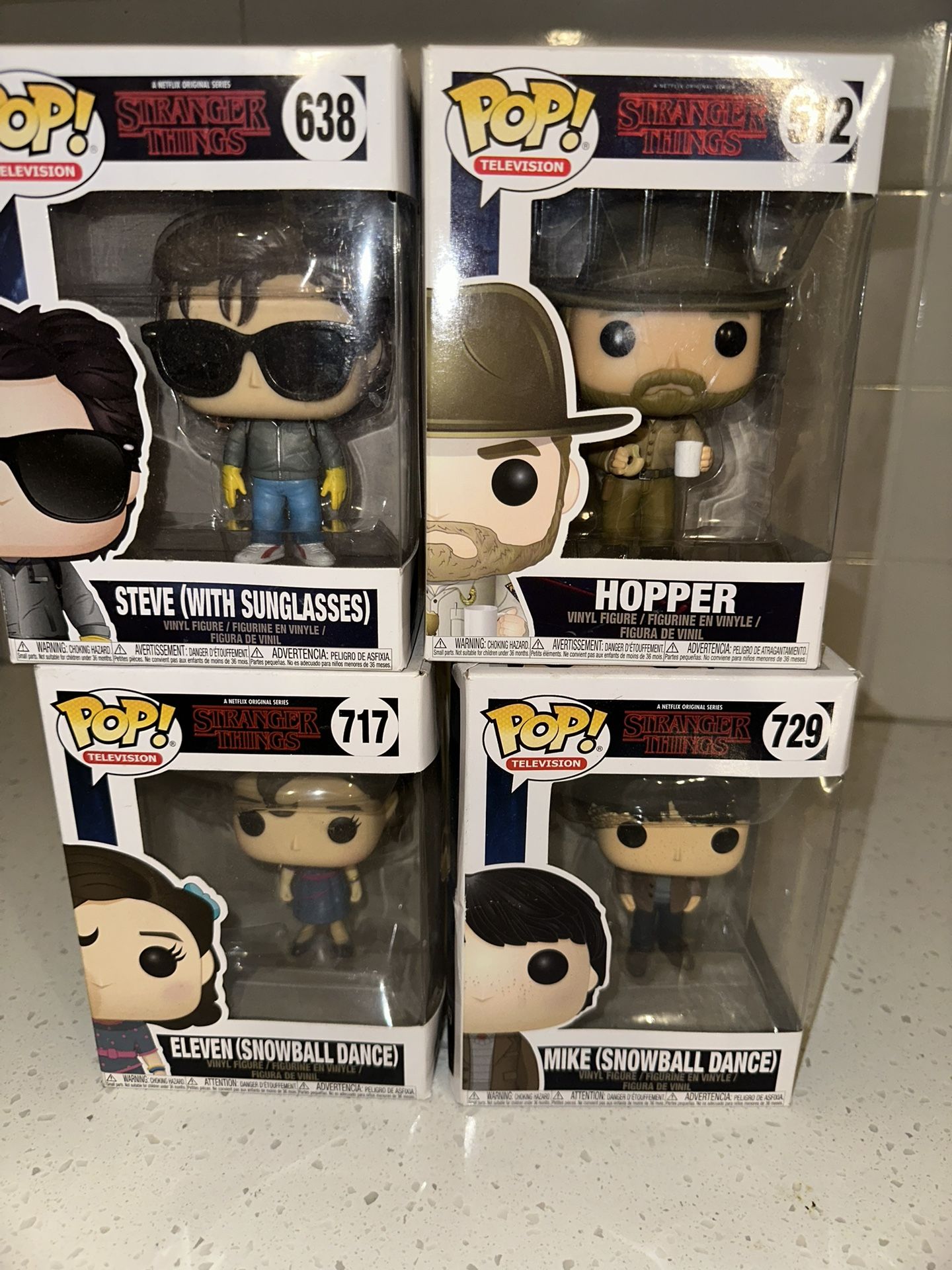 Funko POPs (Stranger Things Edition)