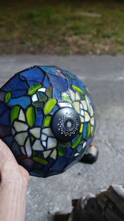 Stin glass and antiques