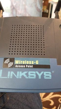 Wireless -G Router. Linksys