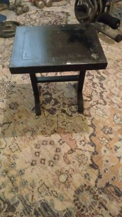 small black table