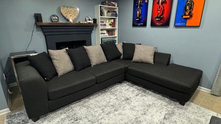 Dark Gray Sectional Sofa