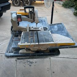 Dewalt Tile Saw 