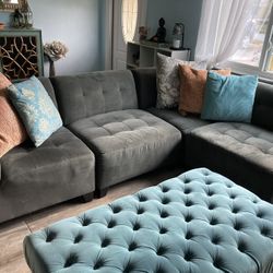 Gray Sectional Couch