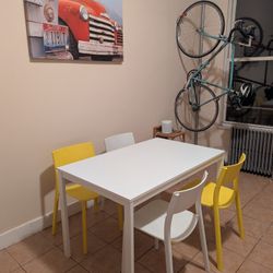 Extendable White Table